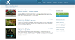 Desktop Screenshot of klubmaraton.com