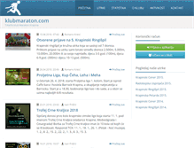 Tablet Screenshot of klubmaraton.com